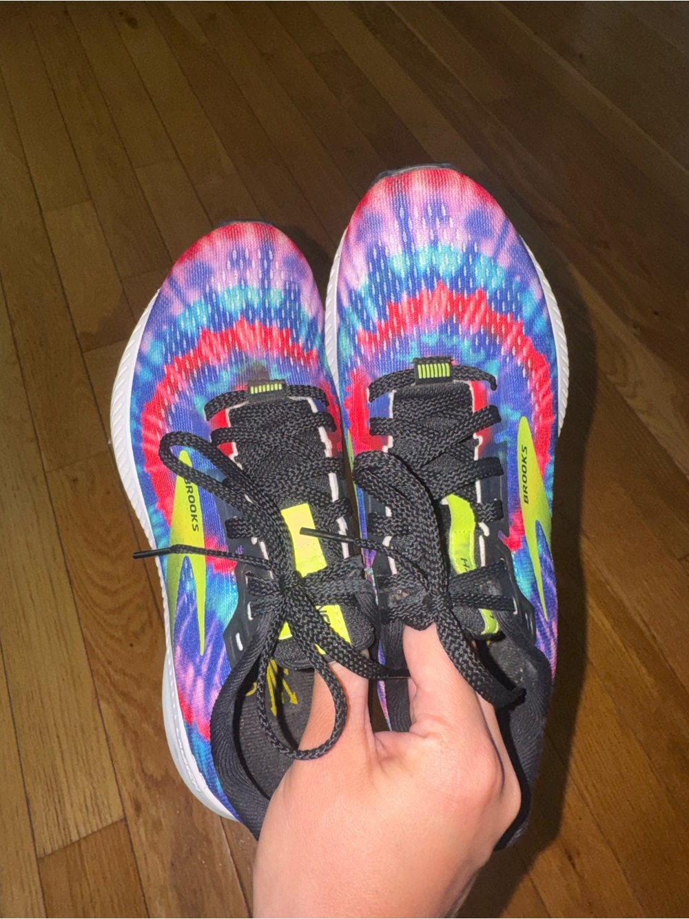 Brooks Launch 8 Tie Dye Multicolor Womens Running Shoes - Picture 2 of 7